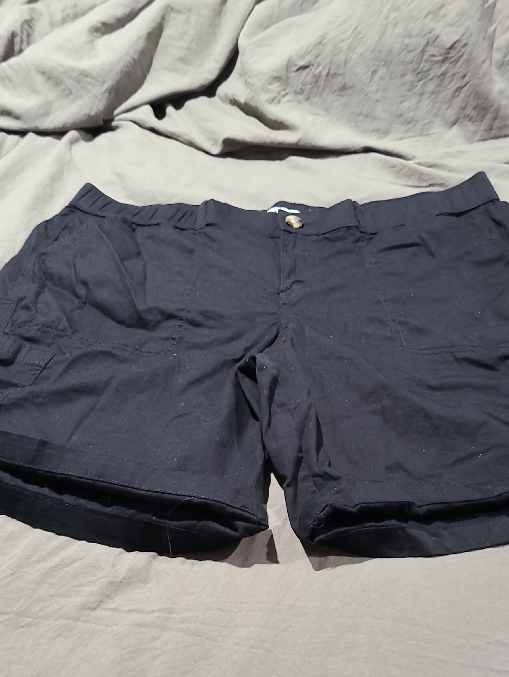 Sonoma Black Pull-On Bermuda Shorts